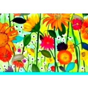 Sunflower Dreams Note Cards (14 Cards, 15 Self-Sealing Envelopes) by Carrie Schm