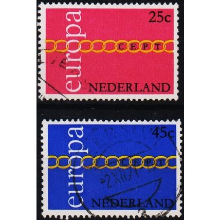 Netherlands. 1971 Set(2) S.G.1131/1132 Used