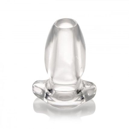 Small Peephole Clear Hollow Anal Plug Butt Peep Hole Ass Enema Play Beginner New