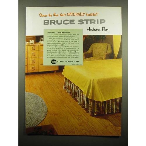 1954 Bruce Strip Hardwood Floor Ad