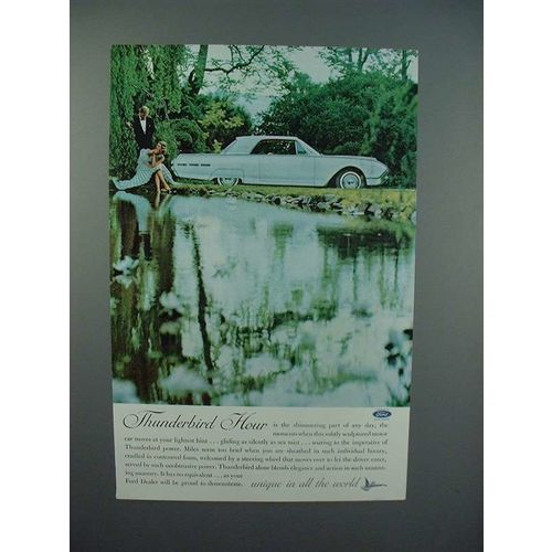 1962 Ford Thunderbird Car Ad - Thunderbird Hour