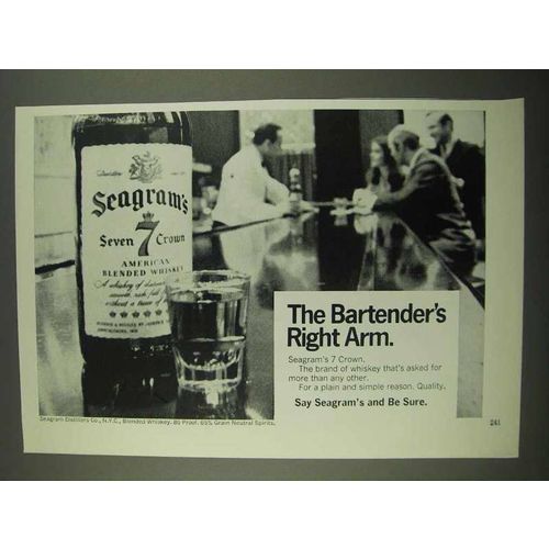 1968 Seagram's 7 Crown Whiskey Ad