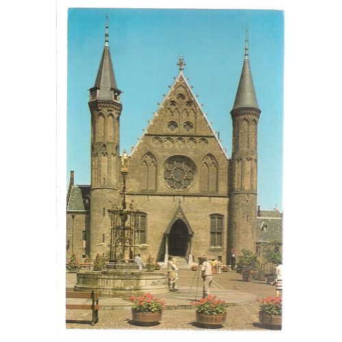 KNIGHTS HALL, DEN HAAG, HOLLAND, NETHERLANDS used postcard 1983 pm #