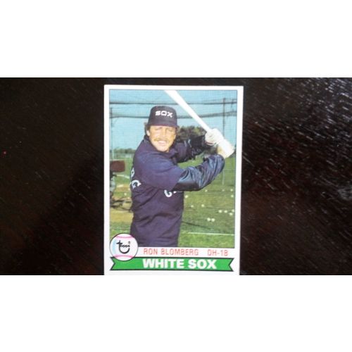 1979 Topps Card # 042 Ron Blomberg Very Good (3) Chicago White Sox