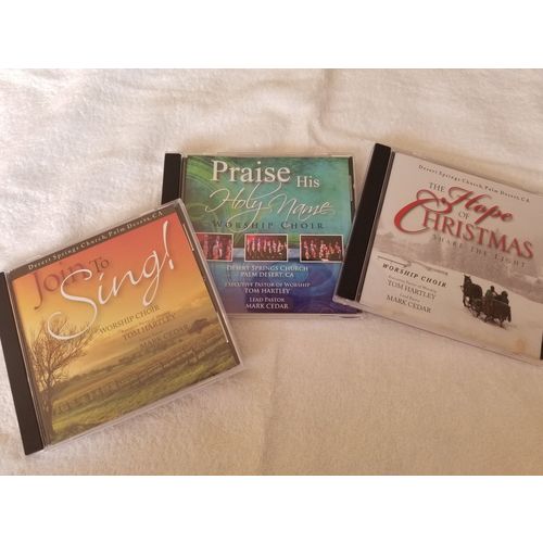 Desert Springs Church Worship Choir - Lot of 3 Praise & Worship Discs