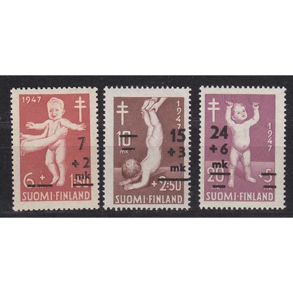 FINNLAND FINLAND SUOMI [1948] MiNr 0353-55 ( **/mnh )