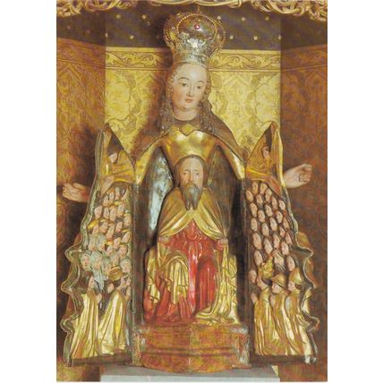 Madonna Erzbischofliches Cathedral Vienna Austria Postcard Unused VGC