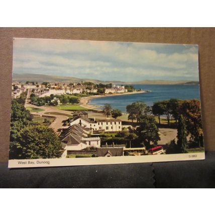 WEST BAY, DUNOON, Argyllshire, Scotland used postcard 1980 pm =