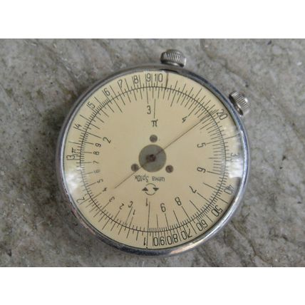 Used Russian UeHa Circular Pocket Watch Calculator Slide Rule KL-1 (1960's)