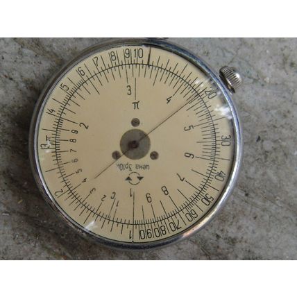 Used Russian UeHa Circular Pocket Watch Calculator Slide Rule KL-1 (1960's)