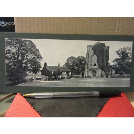 unkown view, antique PANORAMIC postcard by Photochrom c.1910