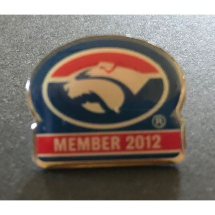 2012 Western Bulldogs Membership PIn