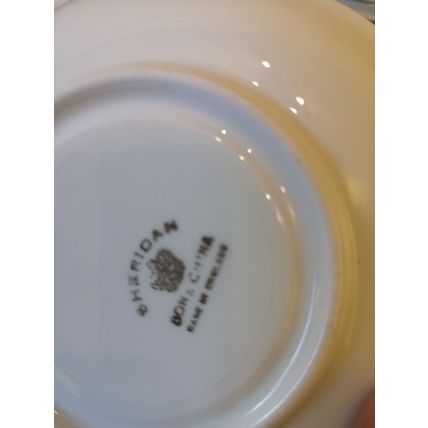 Sheridan Saucer Green And Gold