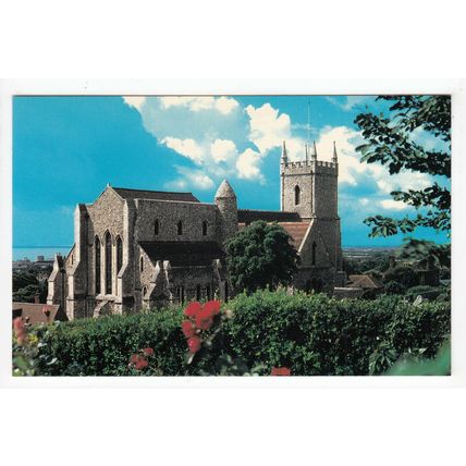 St Leonard's Church Hythe Postcard Kent
