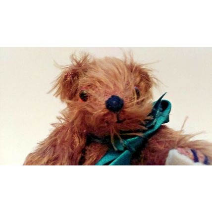 RARE COLLECTIBLE TEDDY BEAR UNIQUE LIMITED EDITION OF JUST ONE BY LUMM BEARS.