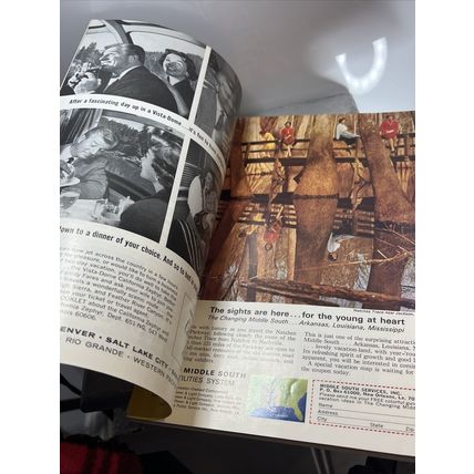 National Geographic Magazine February 1965 Nuclear Age - Vintage Collectable