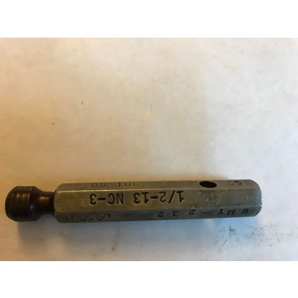 LOT 6 GO NO GO .4537,.4552,.4495,.4500,1/2"-13 LH & RH THREAD & PLUG GAUGES,SB