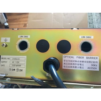 NEW YAMATAKE HONEYWELL J-DCL10 FIBER OPTIC BARRIER J-DCL1O,AC 110V,EF