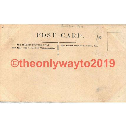 Frankton Pool, Nr Rugby, Warks, Rare Postcard