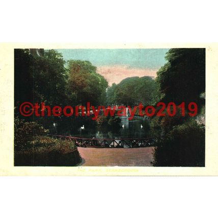 Park, Scarborough, Yorks, Rare B & R Camera Series Postcard