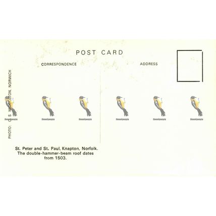 St Peter & St Paul, Knapton, Norfolk, Middleton Postcard