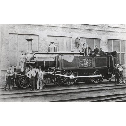 Metropolitan No 10 Train Driver & Staff London Photo Postcard