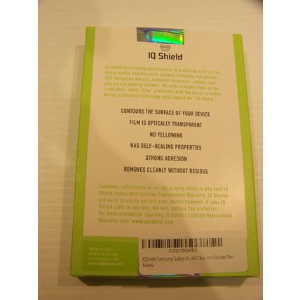 IQ SHIELD GALAXY WATCH ACTIVE SCREEN PROTECTOR 6 PACK