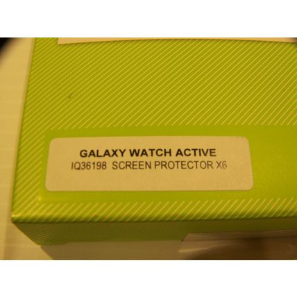 IQ SHIELD GALAXY WATCH ACTIVE SCREEN PROTECTOR 6 PACK