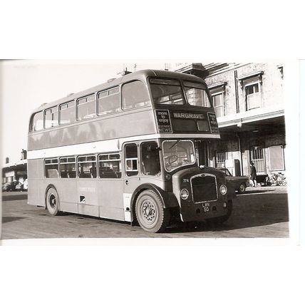 Black & White Photo of Thames Valley Traction Co. Ltd. - LWN 50 ex. United Welsh