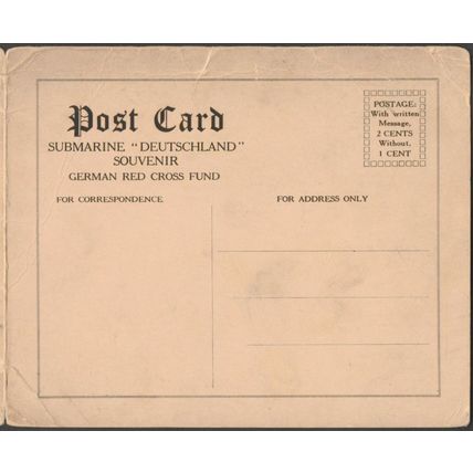 German Submarine Deutschland at Baltimore, Maryland, 1916 - Harris & Ewing PC