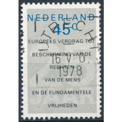 Human Rights Treaty - Netherlands 1978 - F H - MiNr 1119