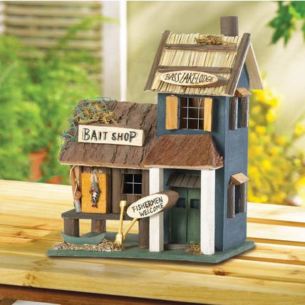 Bass Lake Lodge Bird House | Perfect for Bird Lovers