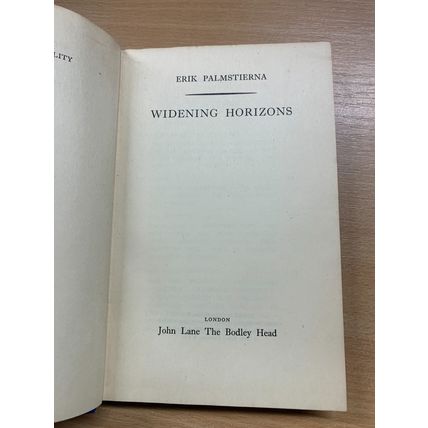 1940 1ST ED "WIDENING HORIZONS" PALMSTIERNA POLTERGEISTS OCCULT GHOSTS BOOK (P3)