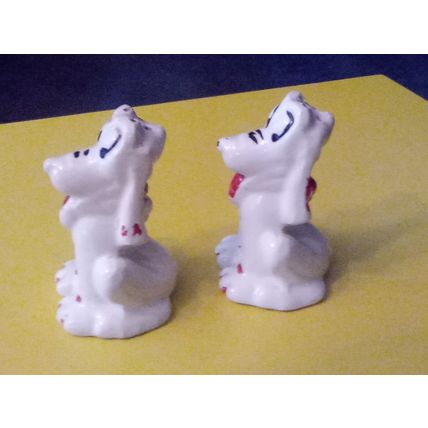 Old Vintage Walt Disney Pluto Salt & Pepper Shakers 1940/50s