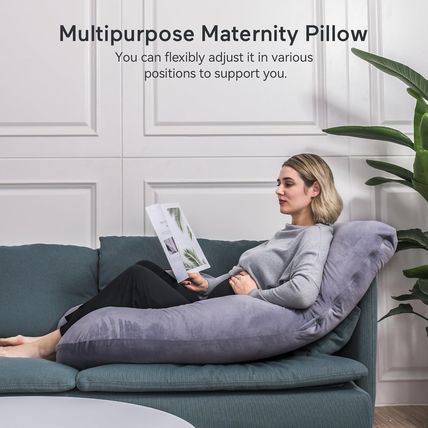 Momcozy Pregnancy Pillows for Sleeping, U Shaped Full Body Maternity Pillow with