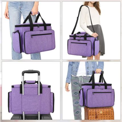 LUXJA Sewing Machine Case with Removable Padding Pad, Travel Case for Sewing Mac