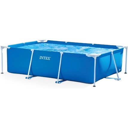 Intex 9.8' X 79" X 29.5" Rectangular Frame above Ground Outdoor Backyard Swimmin