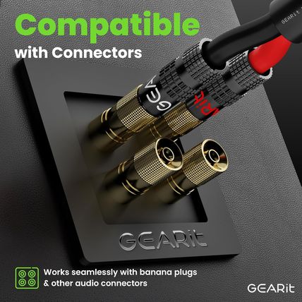 Gearit 14/2 Speaker Wire (100 Feet) 14AWG Gauge - Outdoor Direct Burial in Groun