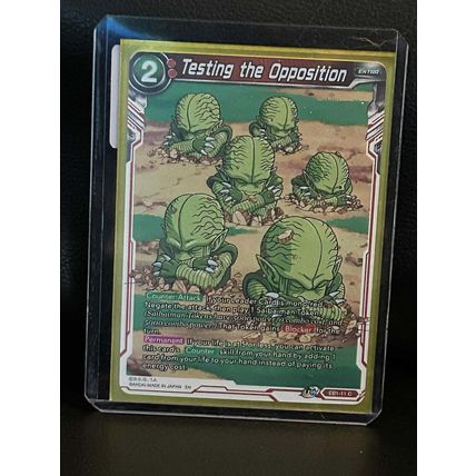Testing the Opposition - EB1-11 - C - Foil Battle Evolution Booster Dragon Ball