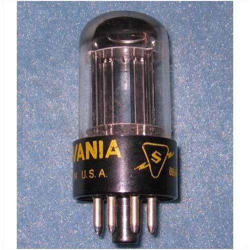 Sylvania 6SN7 GTB Audio Amp Vacuum Tube 2500/2200gm