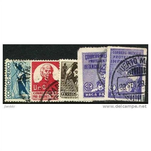 1929/1947 5 different Charity values - #2 fine used (o)