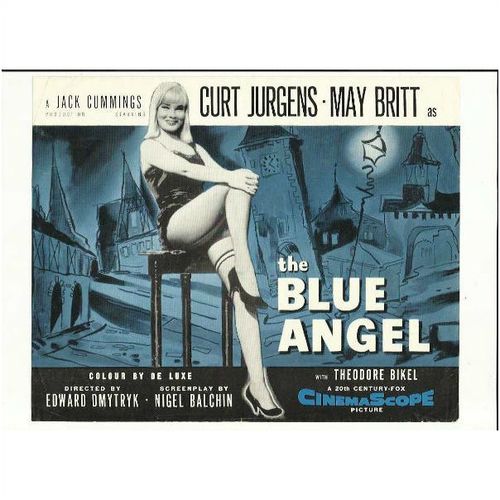 THE BLUE ANGEL May Britt, Curt Jurgens Synopsis