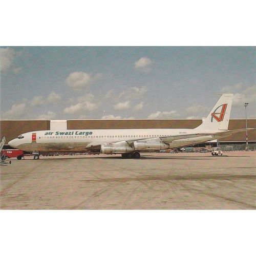 Air Swazi Cargo Boeing B707 344C Aircraft Postcard (A15769)