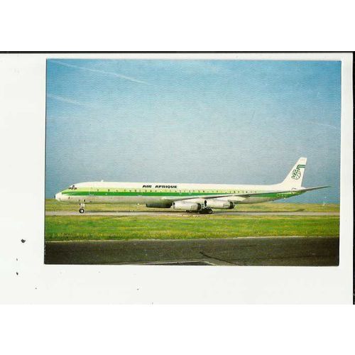 Aviation AIR AFRIQUE SUPER DC8-63 Postcard by Editions P.I. (471)
