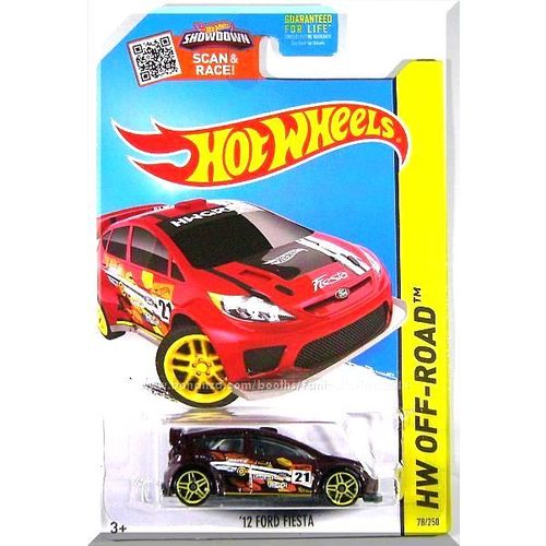 Hot Wheels - '12 Ford Fiesta: HW Off-Road 2015 - Road Rally #78/250 *Burgundy*