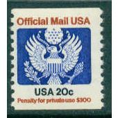 O135 20c Eagle Fine MNH Q1332