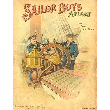 Sailor Boys Afloat 12 x 18 Poster