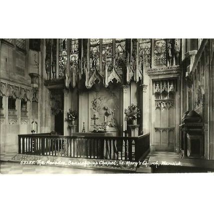 WARWICK St Mary's Church Reredos Postcard (53285)