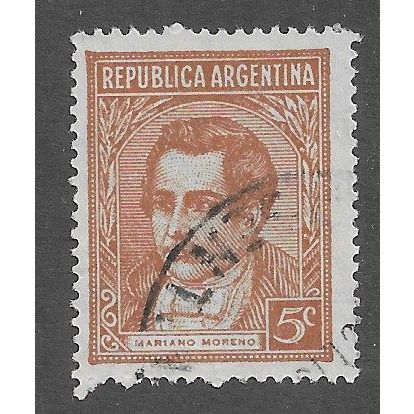 ARG 1935 5c 'M. MORENO' FINE USED (EBID79-089)