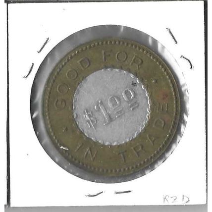 1899 Food Co op Bimedal $1.00 Trenton Illinois VF